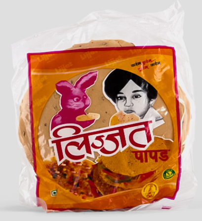 LIJJAT Jeera Papad (mit Kreuzkümmel) 200g